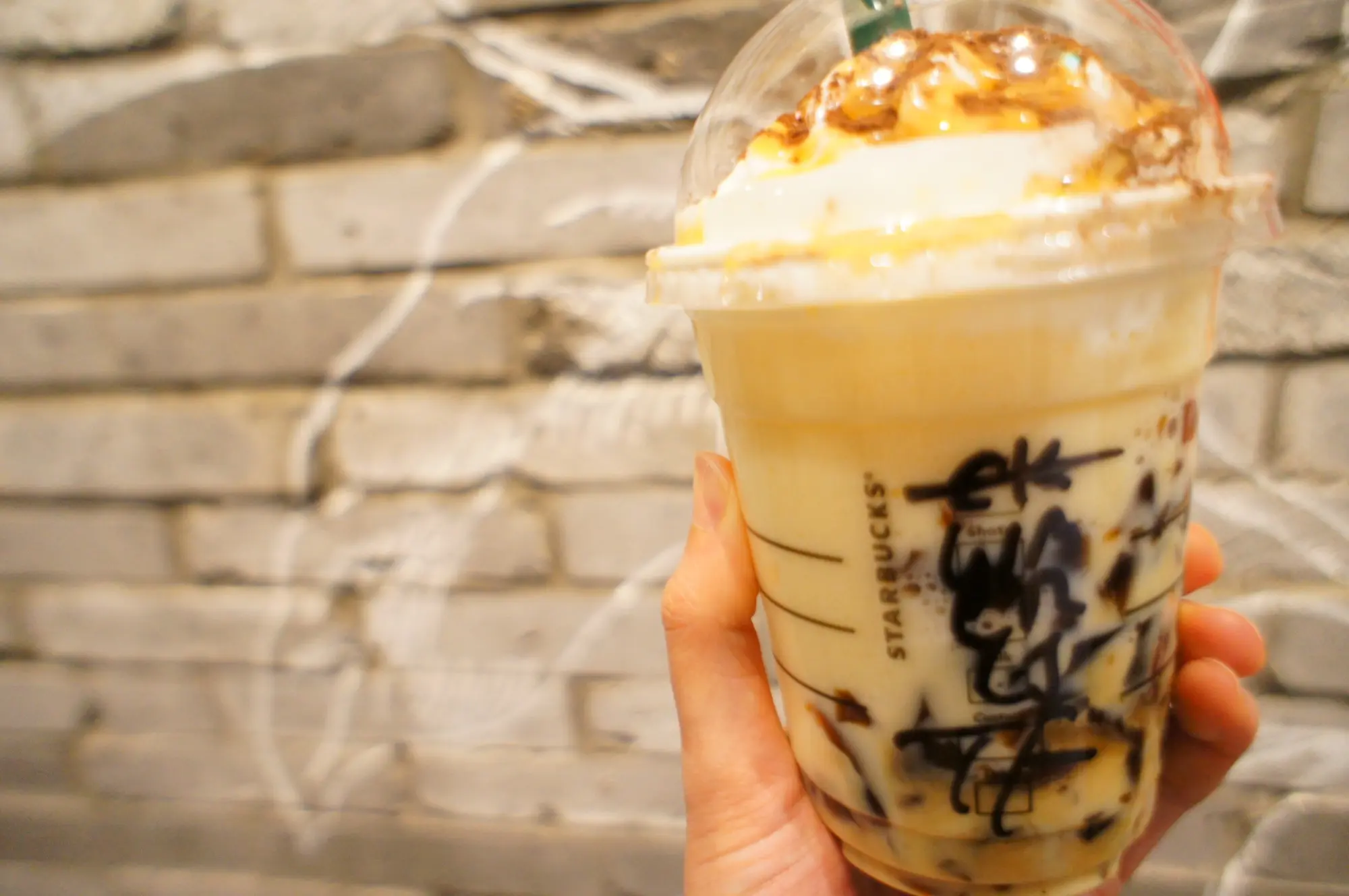 《もうすぐ飲み納め⁈》絶品!【スタバ】プリン風フラペチーノ❤️飲んでみました☻_2