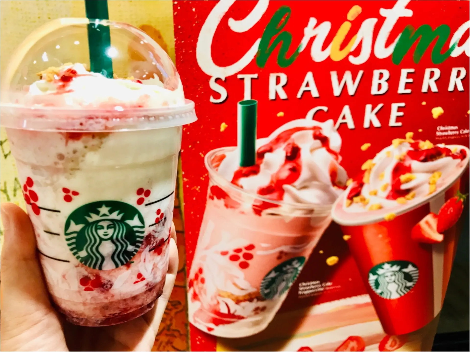 【スタバ】ホリデーシーズン到来!《ストロベリーケーキ》で一足早くクリスマス気分♡_6