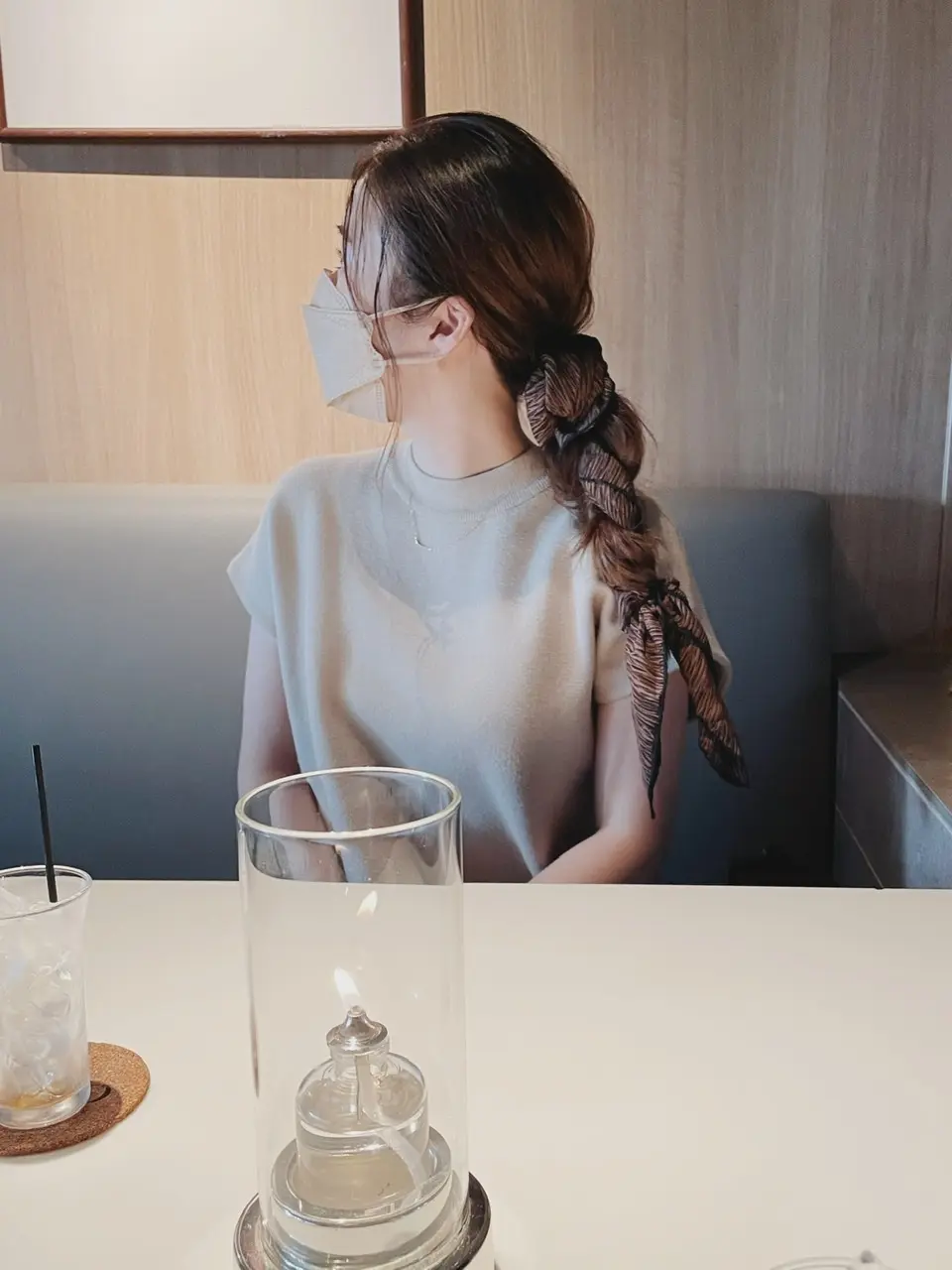 【簡単ヘアアレンジ】スカーフ一枚で高見えアレンジ術!_4