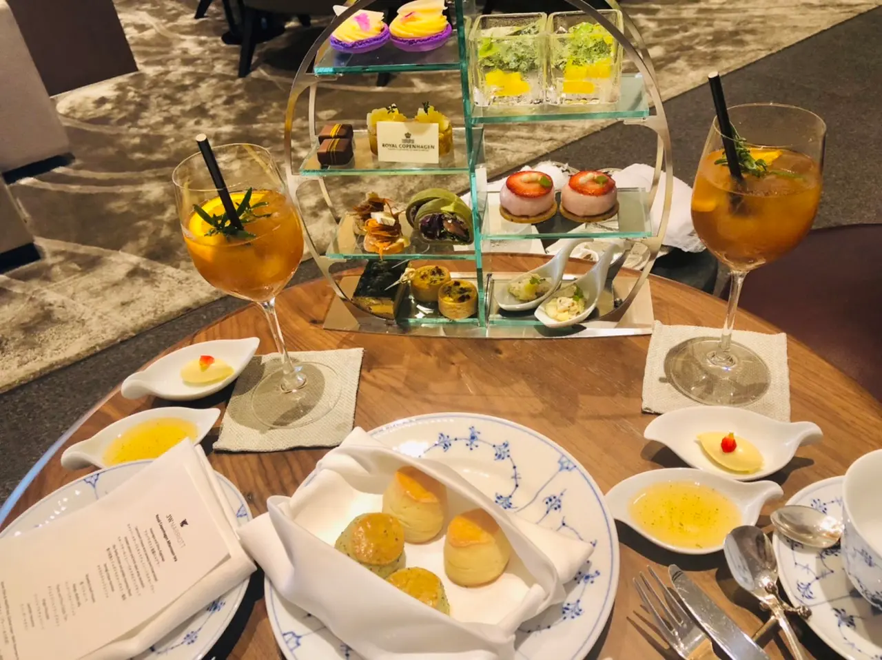 JWマリオットホテルのアフタヌーンティーの写真