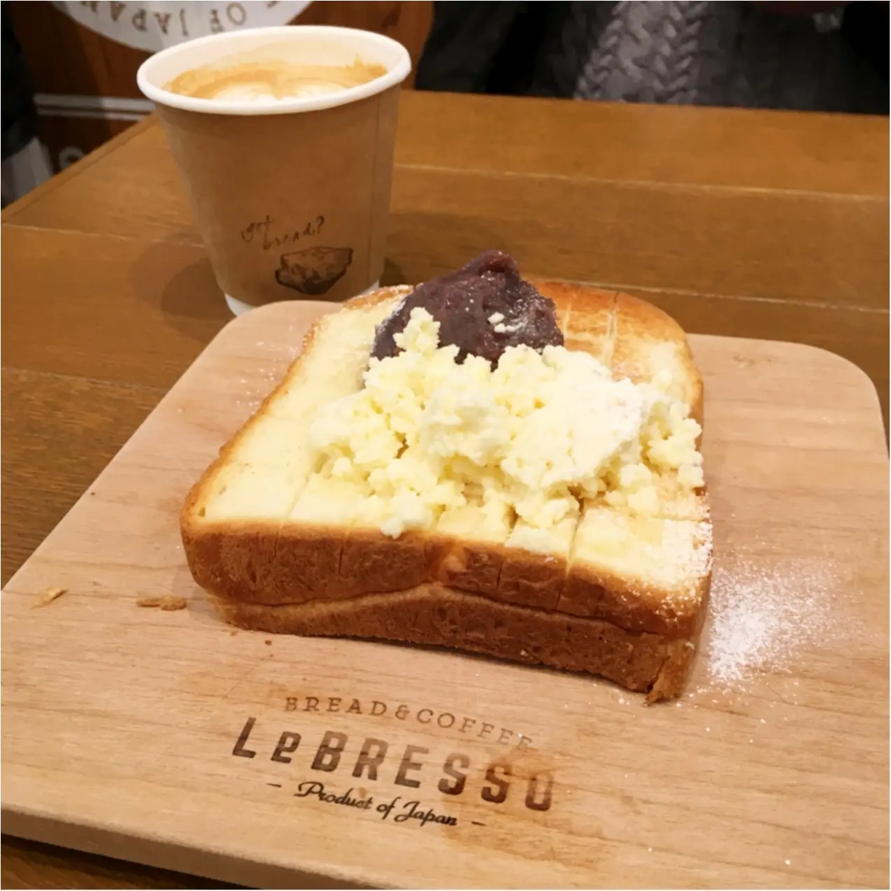 《 私のカフェめぐり♪ 》あんこ×バターの甘いハーモニー♡ Le BRESSO(レブレッソ)の至福のあんバタートースト♡♡_2