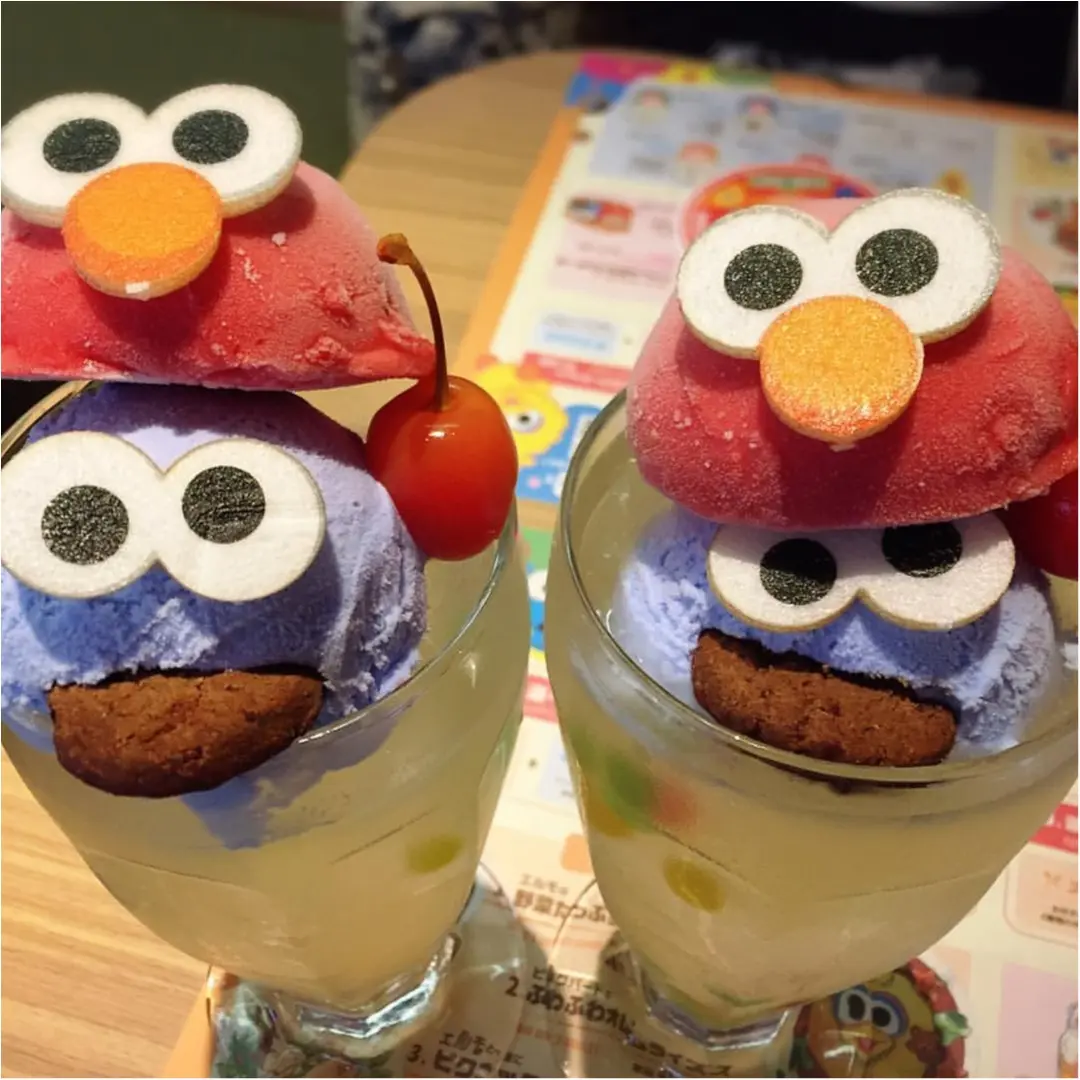 ♡原宿のエルモカフェ満喫‼︎♡モアハピ◡̈のぞみ♡_9