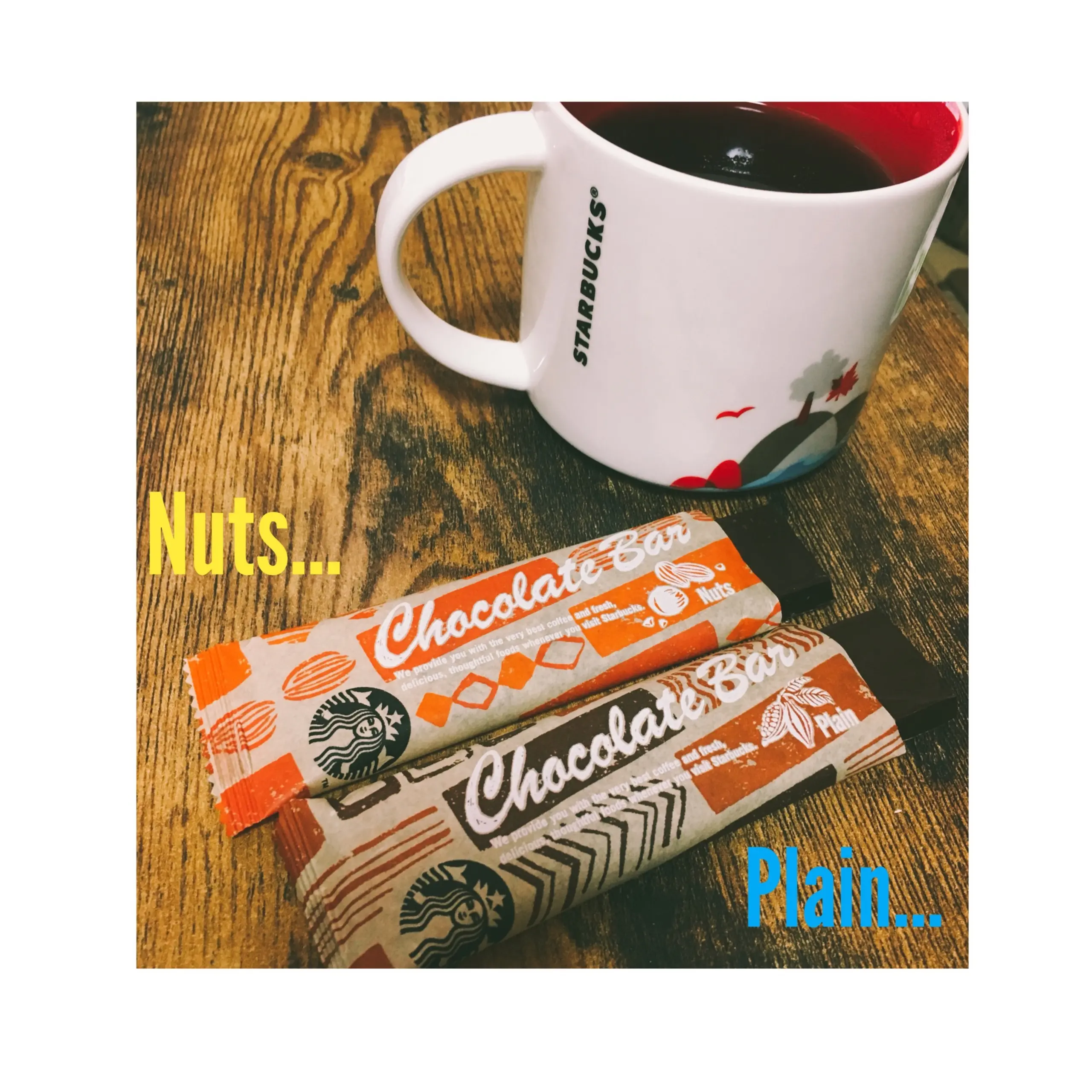 《本日10/16より仲間入り★》【スタバ】の新作パッケージフード!チョコレートバー❤️_2