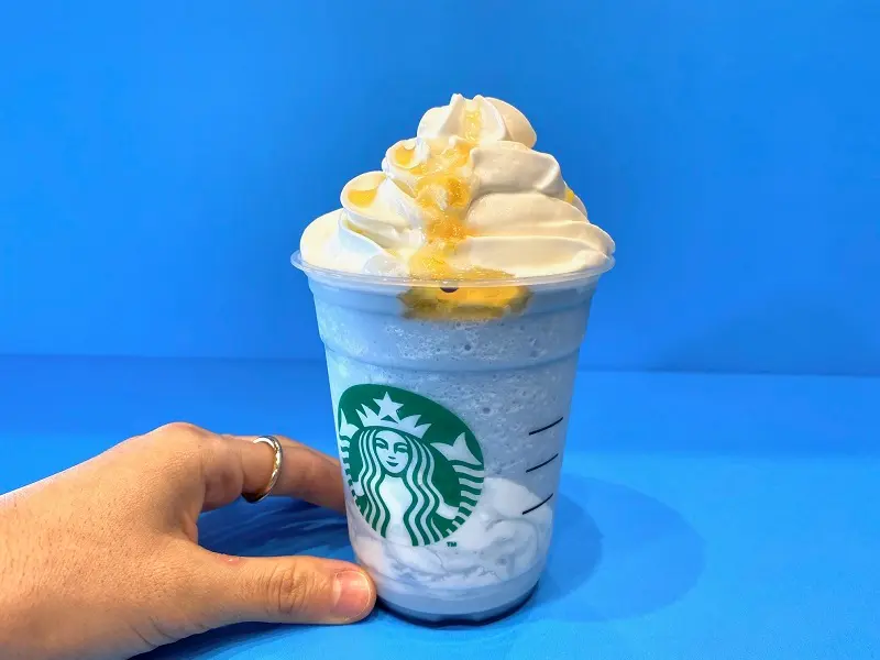 【スタバ新作】「47JIMOTO」神奈川県限定フラペチーノ「神奈川 サマー ブルー クリーム フラペチーノ」