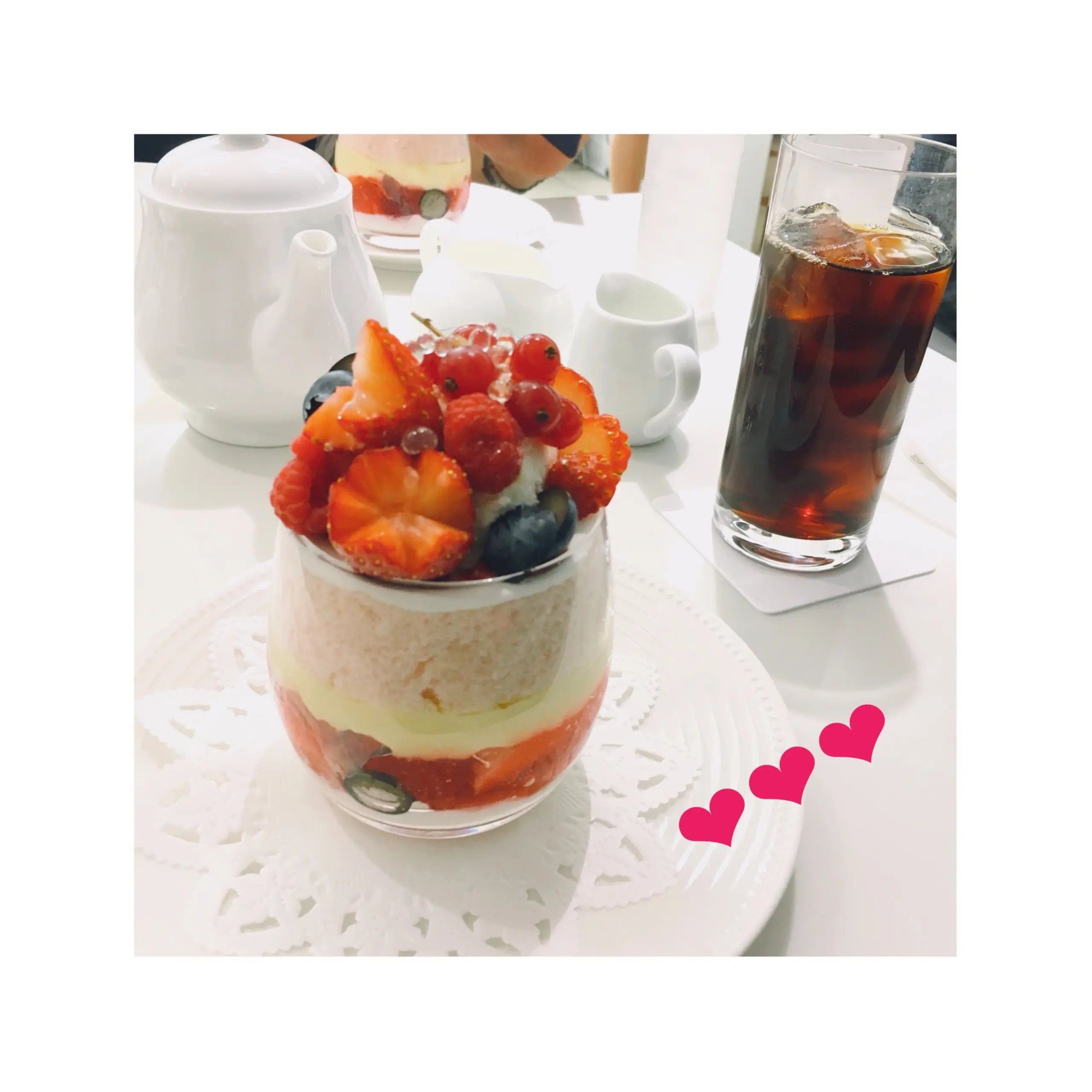 《期間限定!インスタ映えばっちり☝︎★》【新宿タカノフルーツパーラー】でフォトジェニックな苺パフェを食べてきました❤️_3