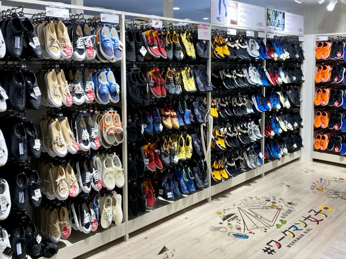 ワークマンのシューズやサンダルは店舗購入が確実