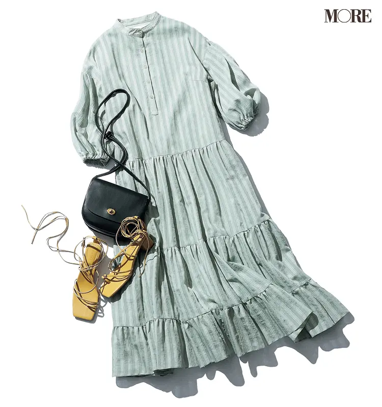 本田翼 ティアードワンピース 最高に気分が上がる ふんわりシルエットをまとって ファッション コーディネート 代 Daily More