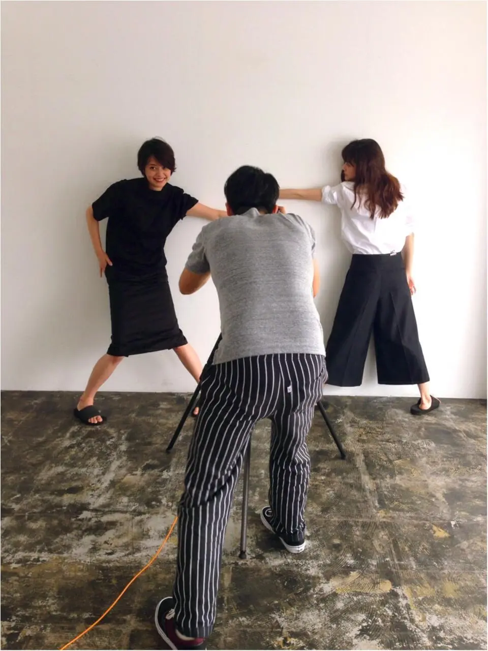 【オフショット】セシル&ありさ、体張ってます!_3