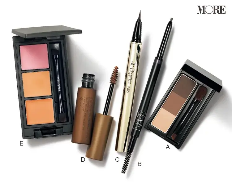 ケイト、NARS、エレガンスのアイブロウ、エテュセの眉マスカラ、セルヴォークのパレット