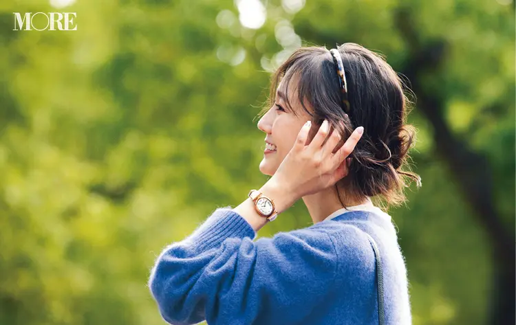 可愛げのある大人は、ピンクゴールドベゼルの腕時計を毎日の手もとに選んでいた♡_1