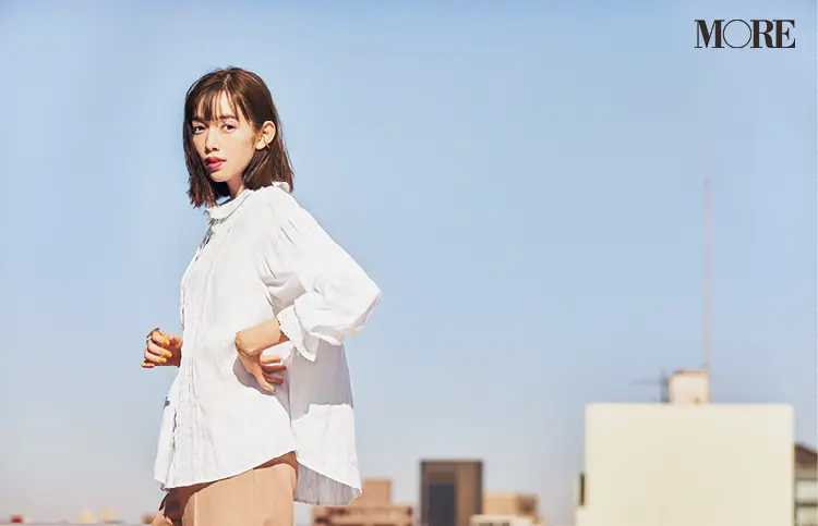 可愛いベースで大人っぽくなるにはトップスだった!