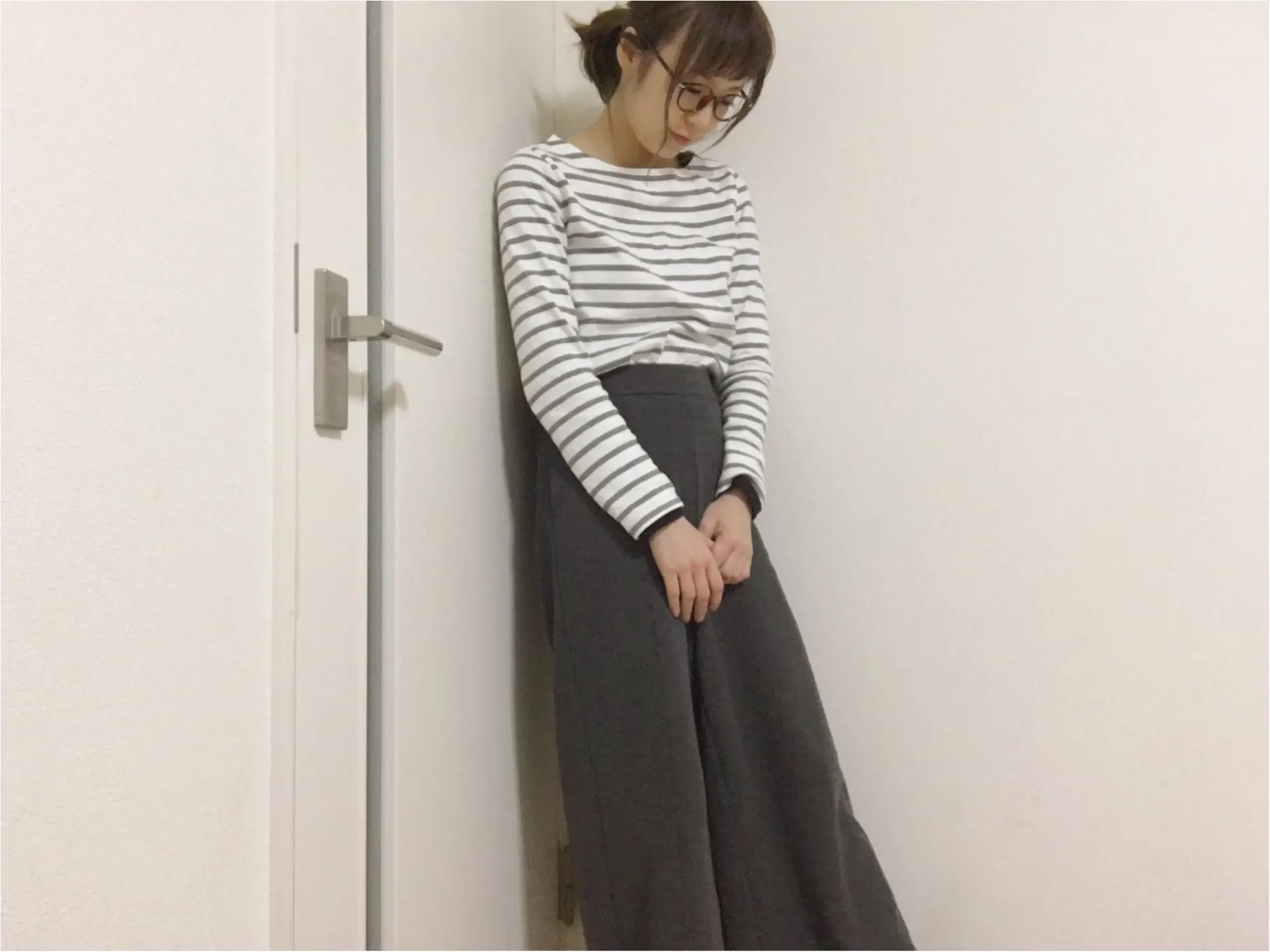 ★【UNIQLO】気付けば3色揃っていたこのボーダーT☺︎お気に入りポイントと、着回しどどんと6styleご紹介\( ˆoˆ )/_9