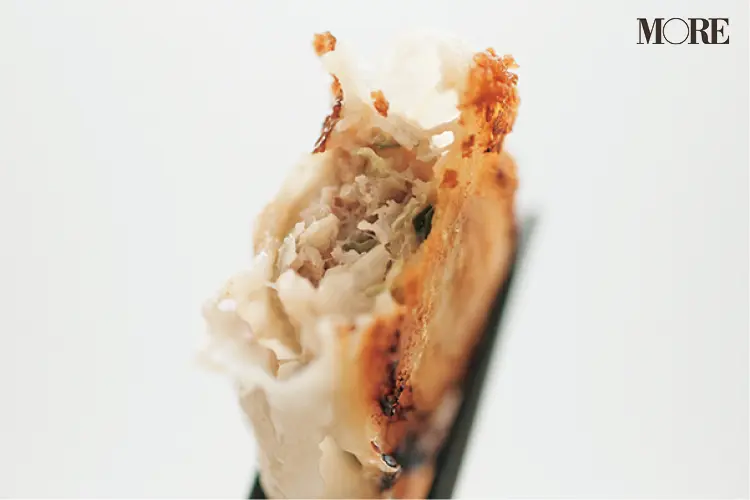 富山県のおすすめお取り寄せグルメ「ミッちゃん餃子」のギョーザ