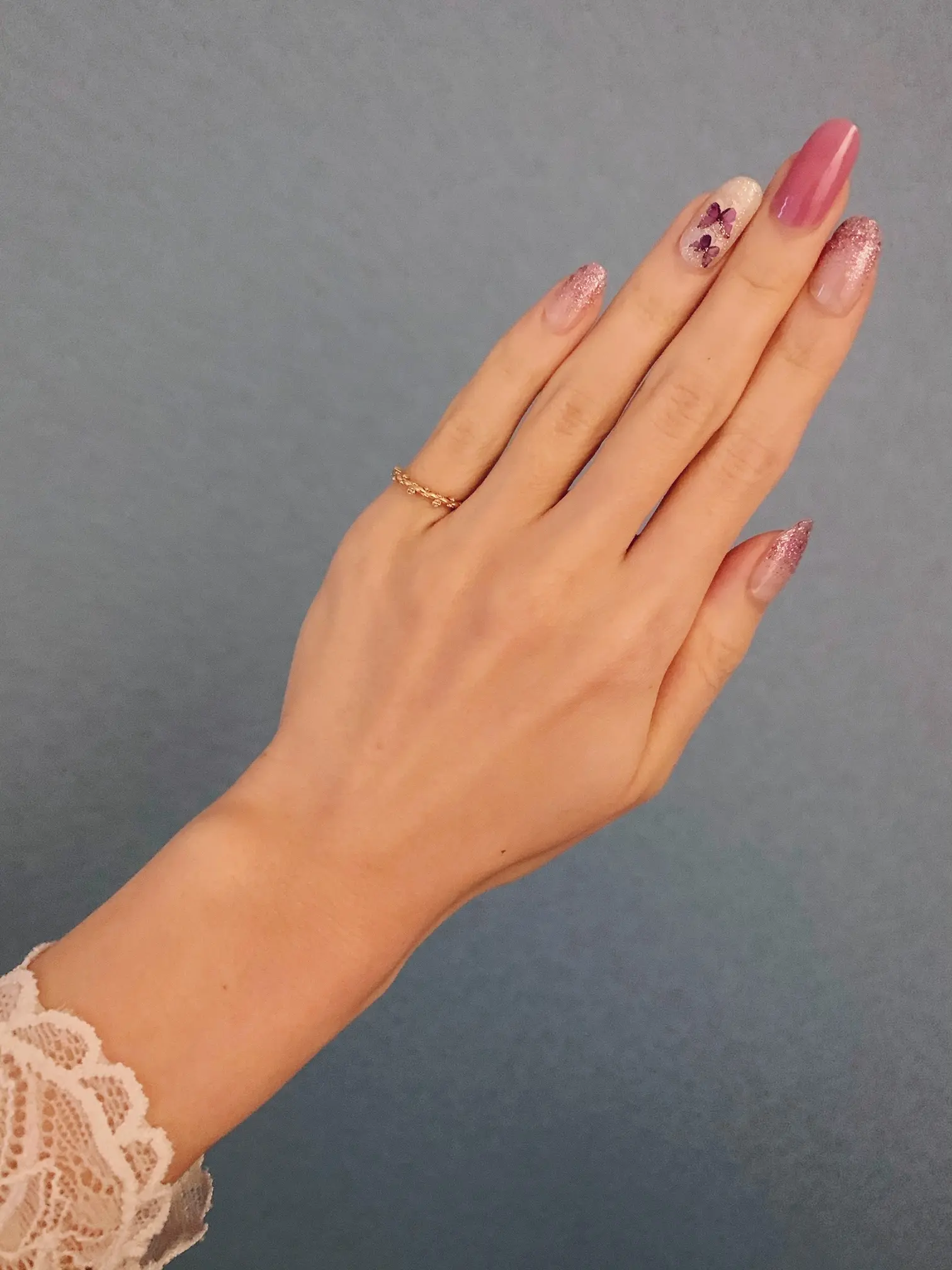 【貼るだけ960円ネイル】10月は蝶モチーフに♡_4