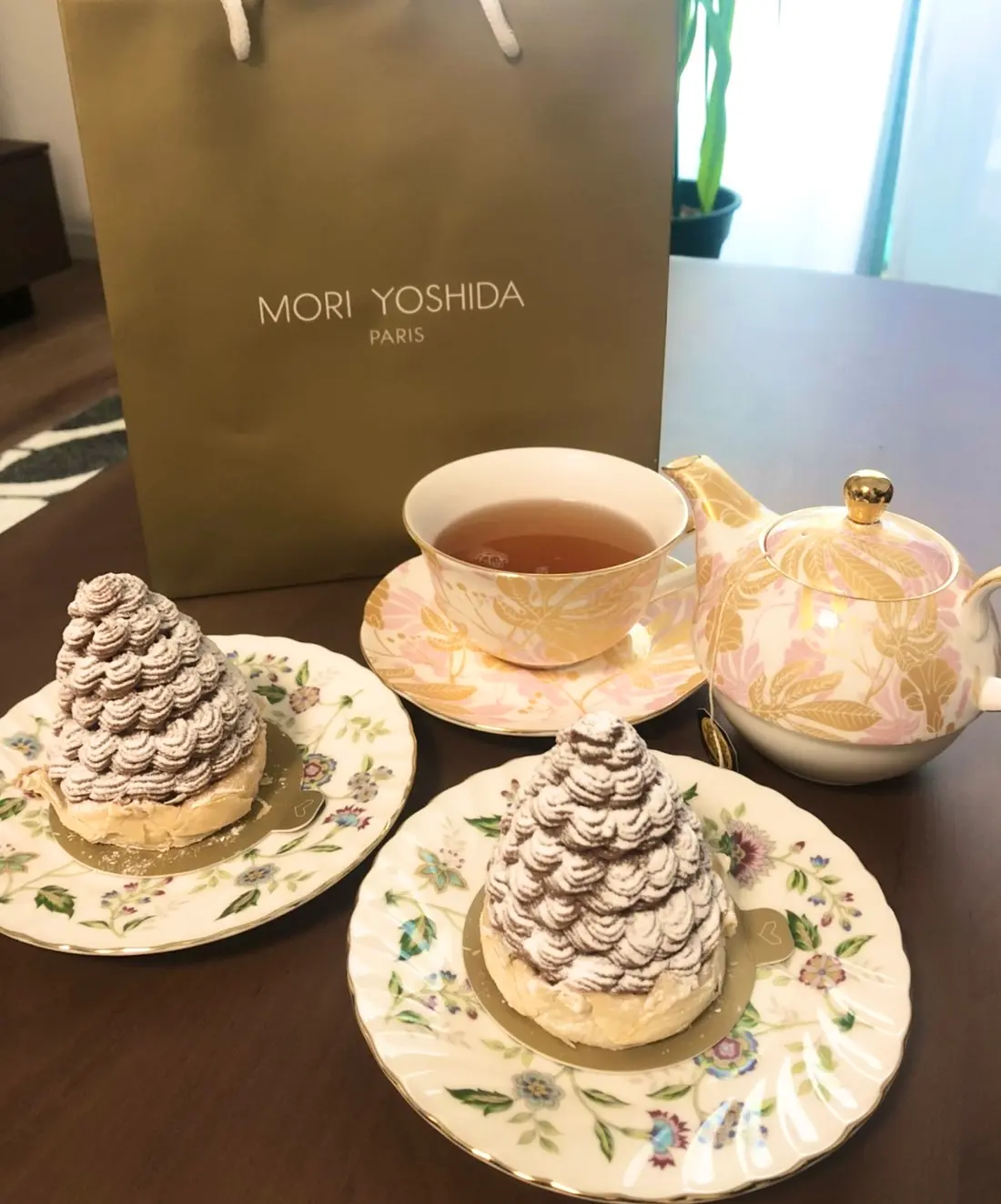 【おうちスイーツ】【日本で1店のみ!】モリヨシダのモンブラン♡_3