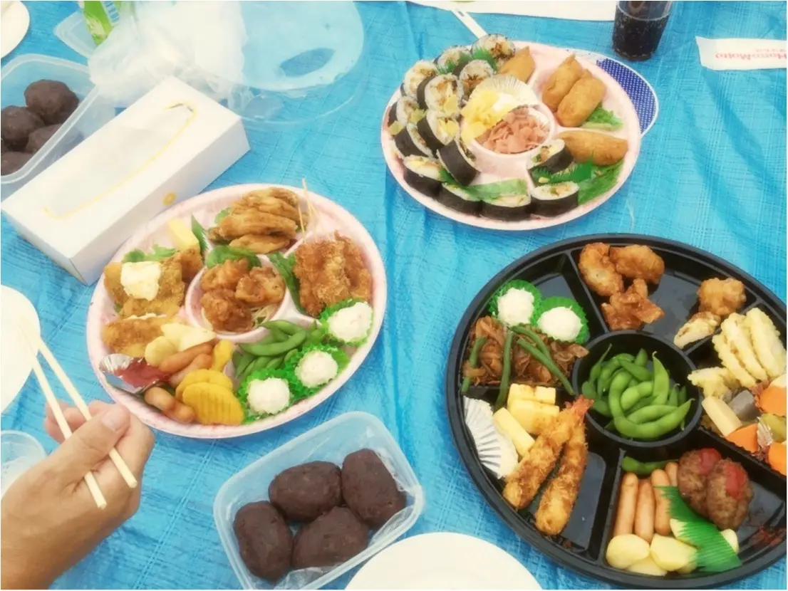 今年初の花火大会へ!頭上を降り注ぐ迫力満点の花火が♡*_1