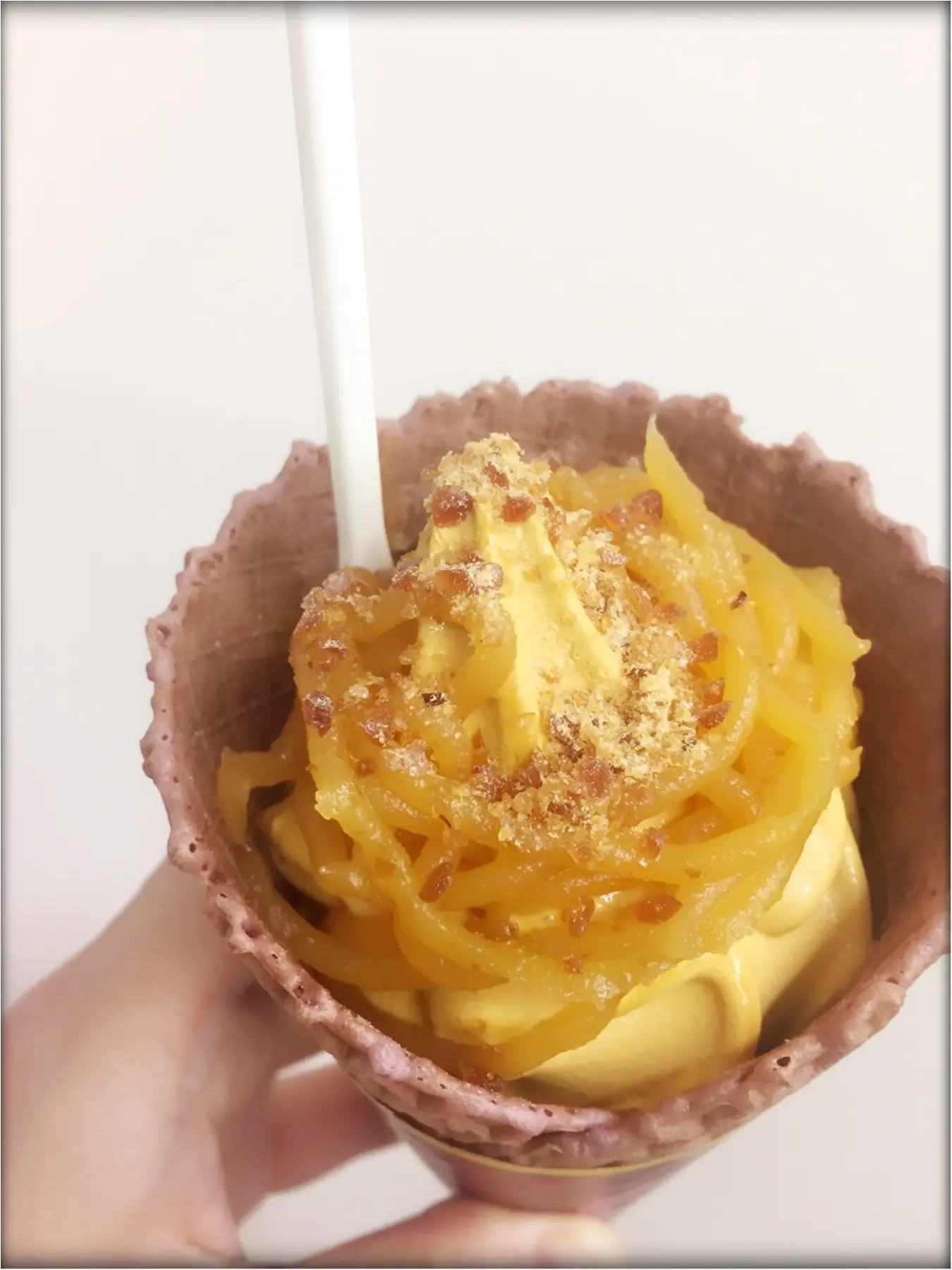…ஐ 仕事帰りのご褒美♥️ミニストップの【プレミアム安穏芋ソフト】は食べなきゃ損!!!! ஐ¨_2
