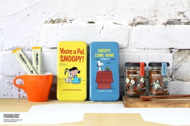 レトロな雰囲気のイラストがおしゃれ Peanuts 誕生70周年記念 スヌーピー コーヒー シリーズ はいかが グルメ Daily More