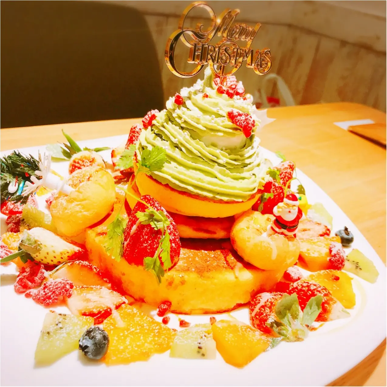 Xmas女子会におすすめ♡【cafe accueil】のフォトジェニックなクリスマスツリーパンケーキ!_4