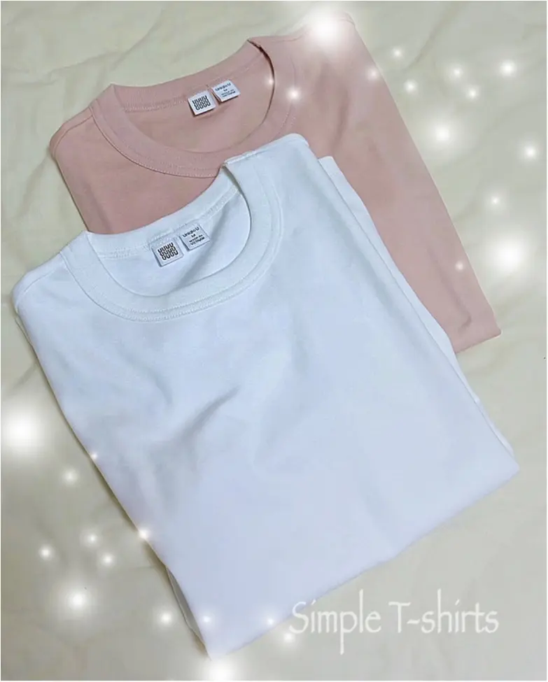 【Uniqlo U】ベーシックアイテムこそこだわりを!生地の透け感 厚み シルエットすべて検証!細見えまでしちゃう超優秀¥1000Tシャツだった♡コーデ画有✌︎_1