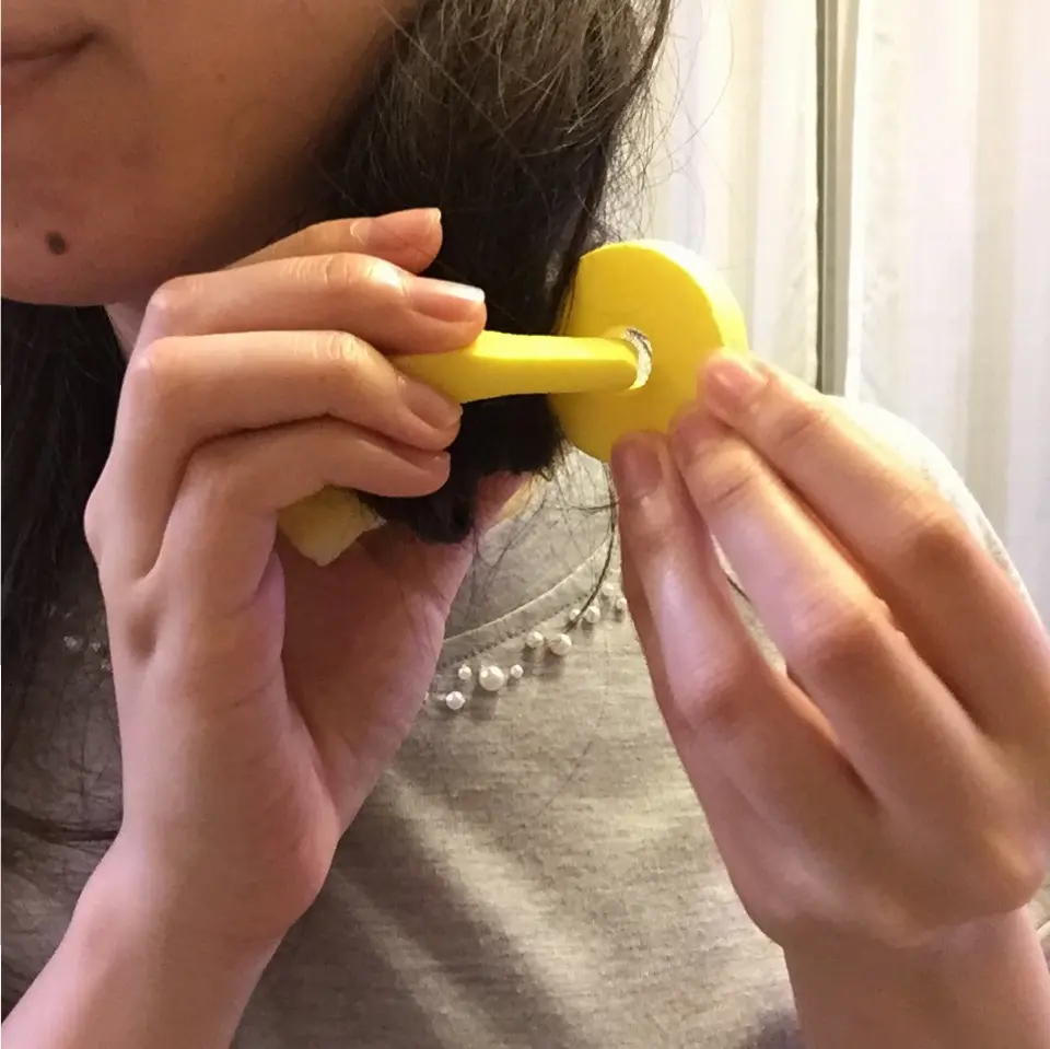 髪を傷めず♡ふわふわカールヘア♡になる方法って知ってる?しかも100均アイテム!_5