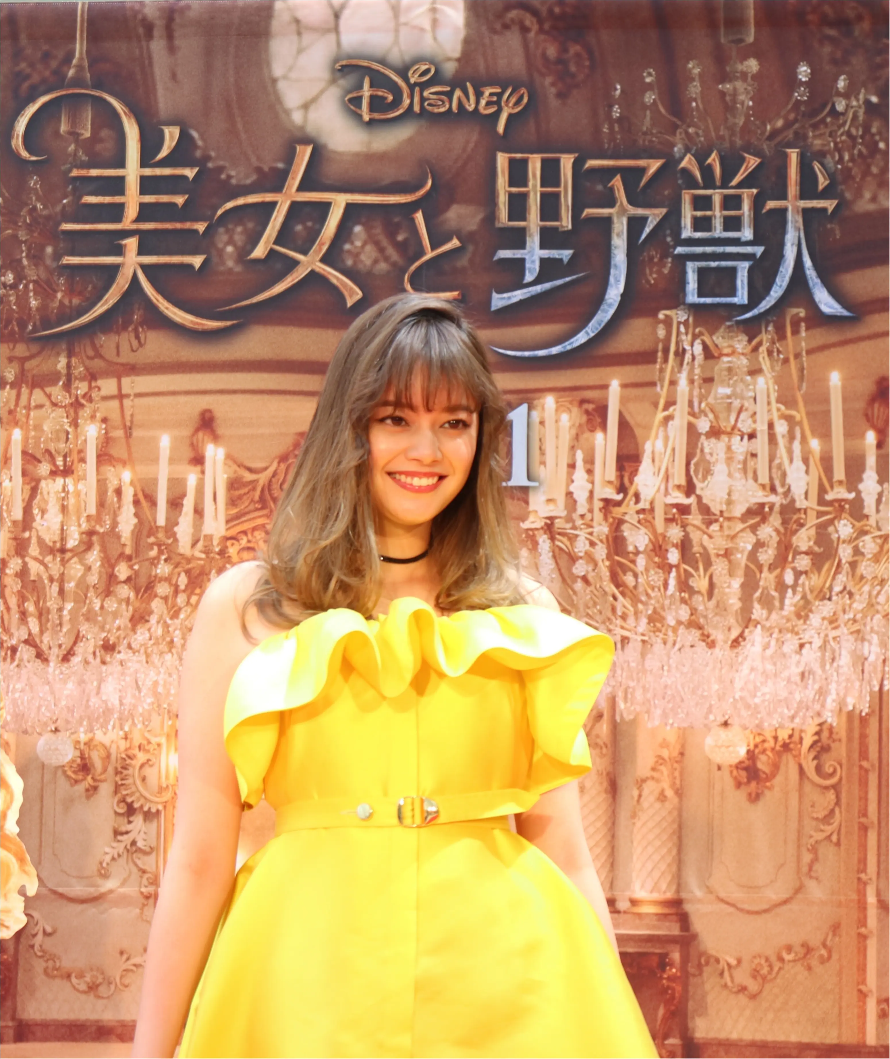 岸本セシルが映画『美女と野獣』レッドカーペットに登場! ベルイエローのドレス姿が美しすぎる♡_2