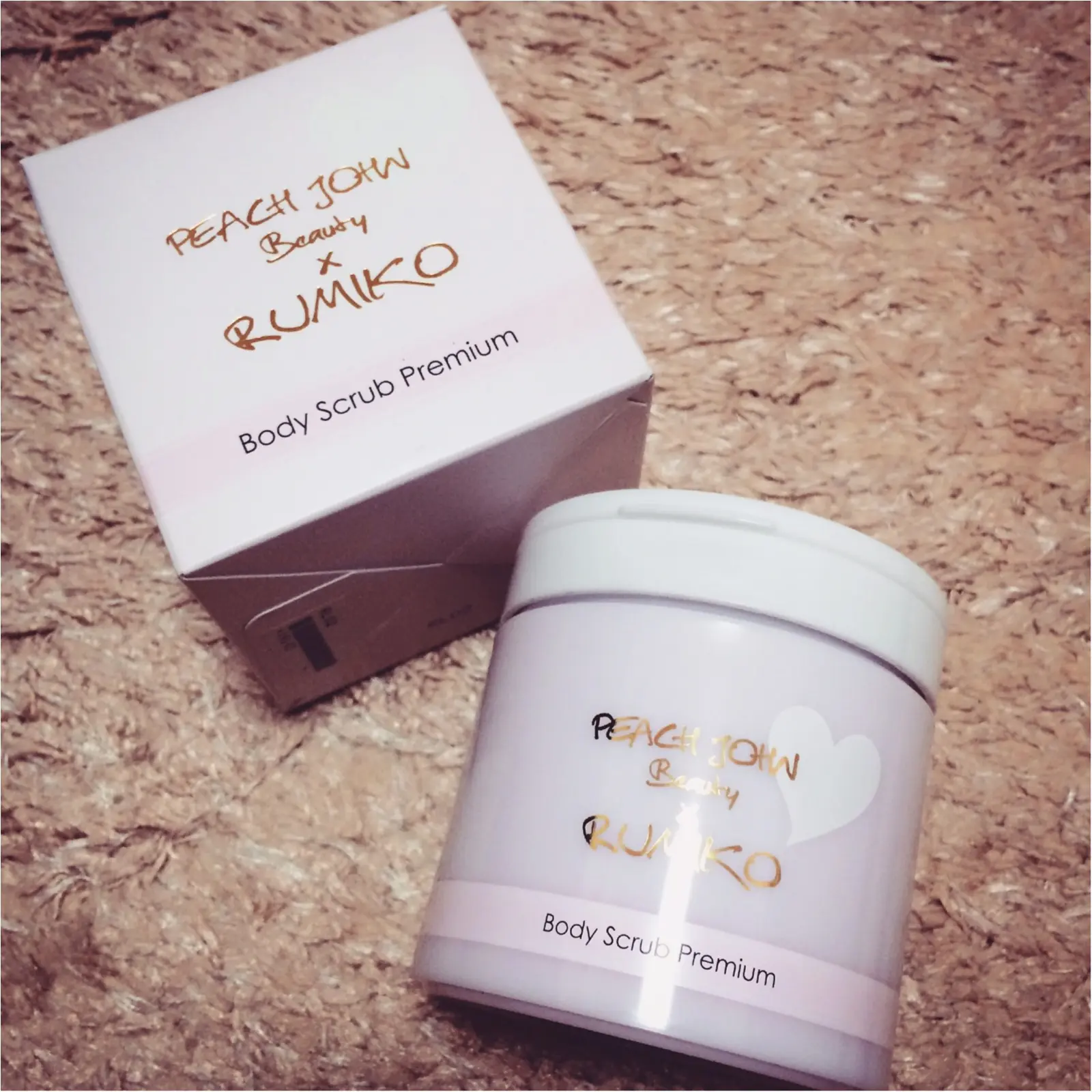PEACH JOHN×RUMIKO!♡ PJ BEAUTY ボディスクラブプレミアムですべすべしっとりボディ♡_1
