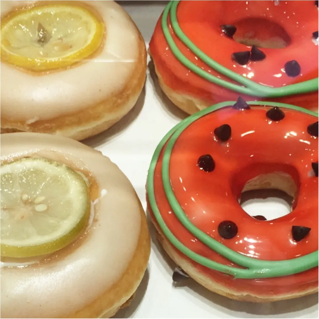 【期間限定】もう食べた?夏限定のクリスピークリームドーナツのフルーツドーナツ♡_4