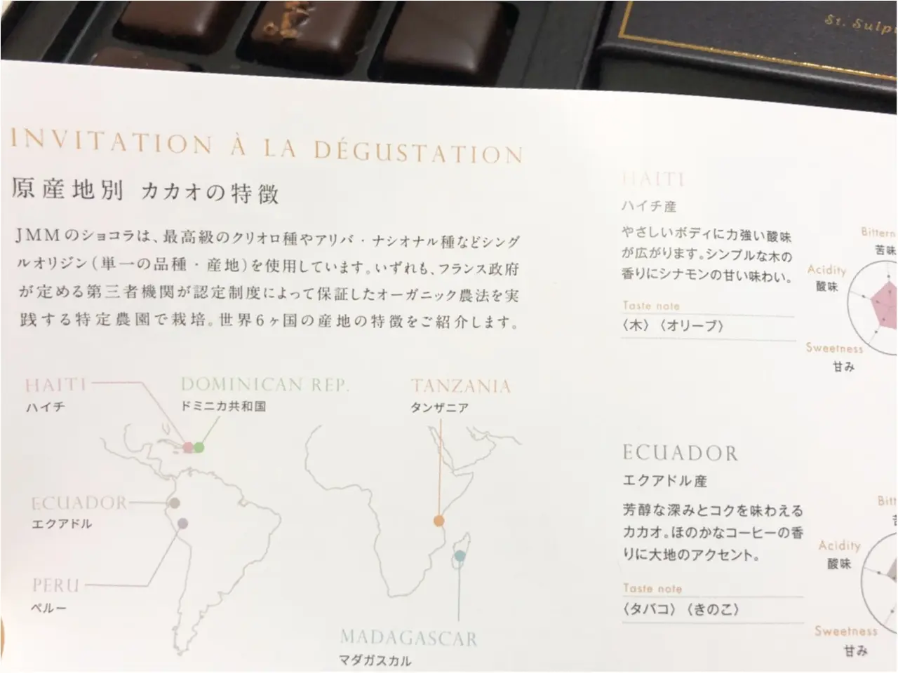【バレンタイン2018】今年の自分用チョコはオーガニックのやさしさ、カカオの原産地にこだわった『ジャン=ミッシェル・モルトロー』のショコラで!!_2