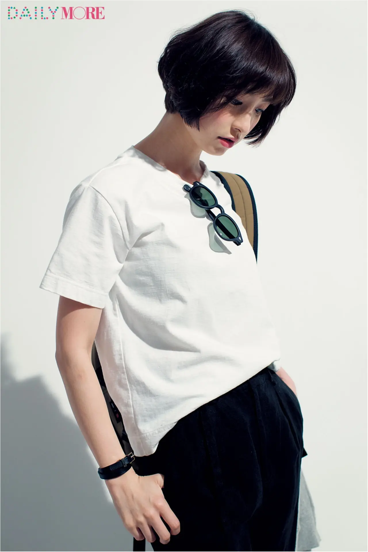 篠田麻里子がこだわる白Tシャツ講座。【MHL.&オーラリーの肉厚T編】_2