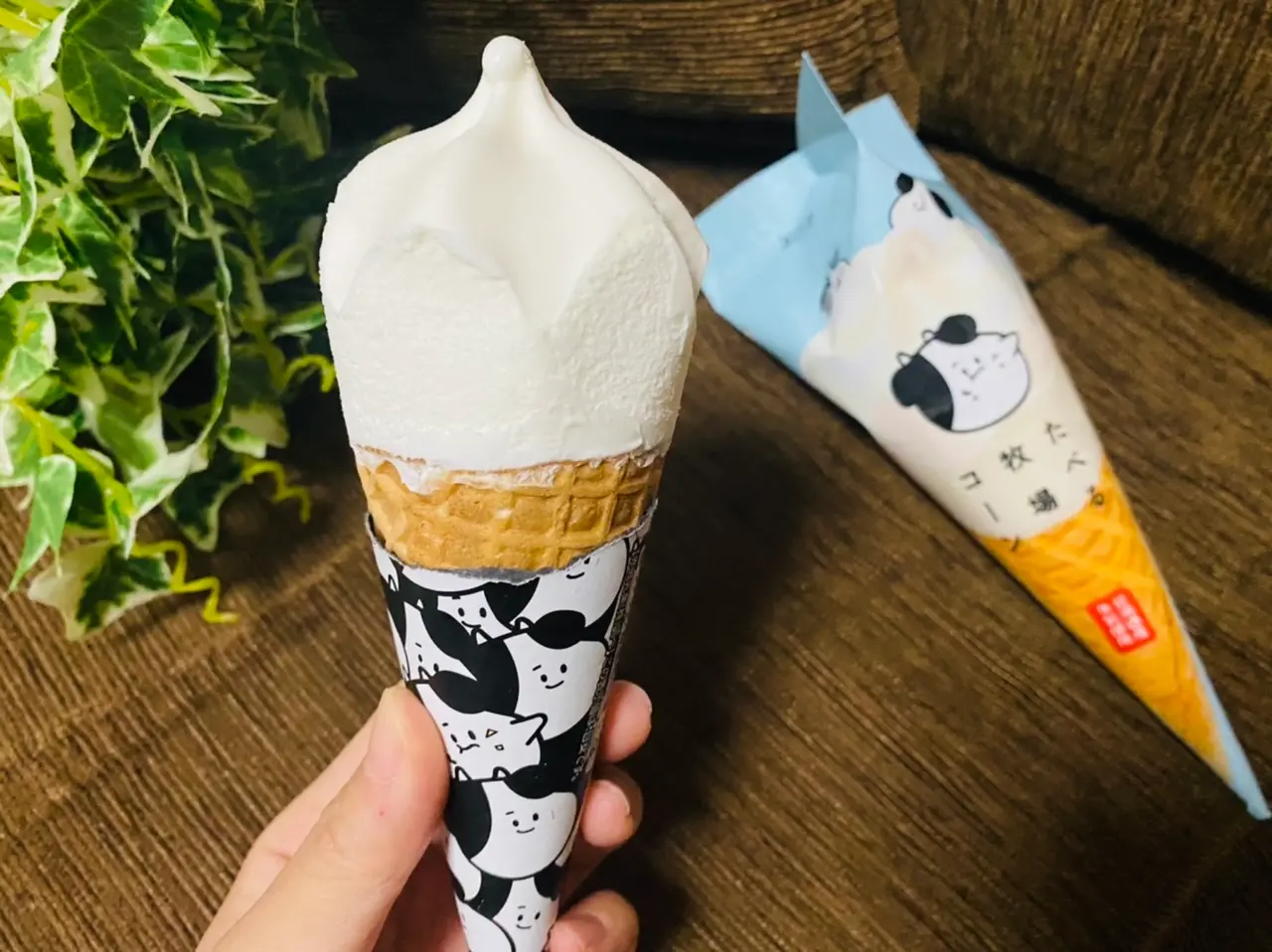 【ファミマ】早くも話題!今冬大注目アイス★《たべる牧場ミルク》がコーンになって新登場♡_3