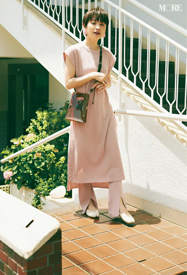 高橋愛さん(身長154cm)はぺたんこ靴でもきれいにおしゃれ♡ その秘密って?_6