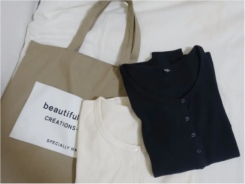 【UNIQLO】ワッフルTはプチプラで❤︎ボタンがついてさらに可愛くなって1500円!_1