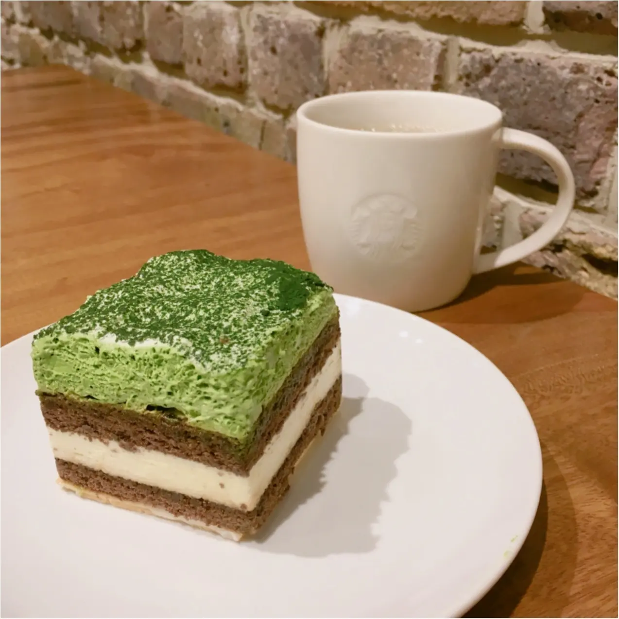 【STARBUCKS】抹茶好きにはたまらない♪抹茶香るなめらかな《 抹茶ティラミスパイ 》が発売中です♡_1
