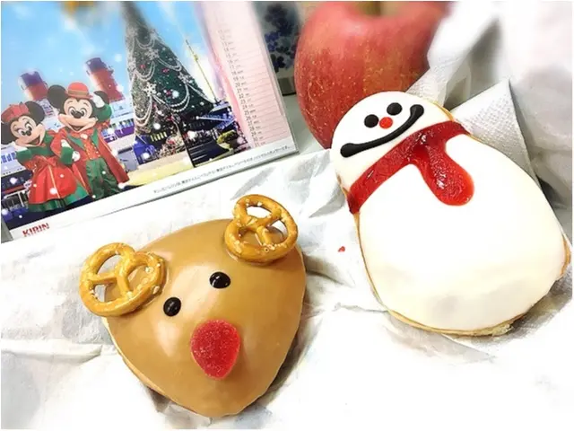 クリスマス限定!かわいすぎるトナカイ&スノーマンドーナッツ_2