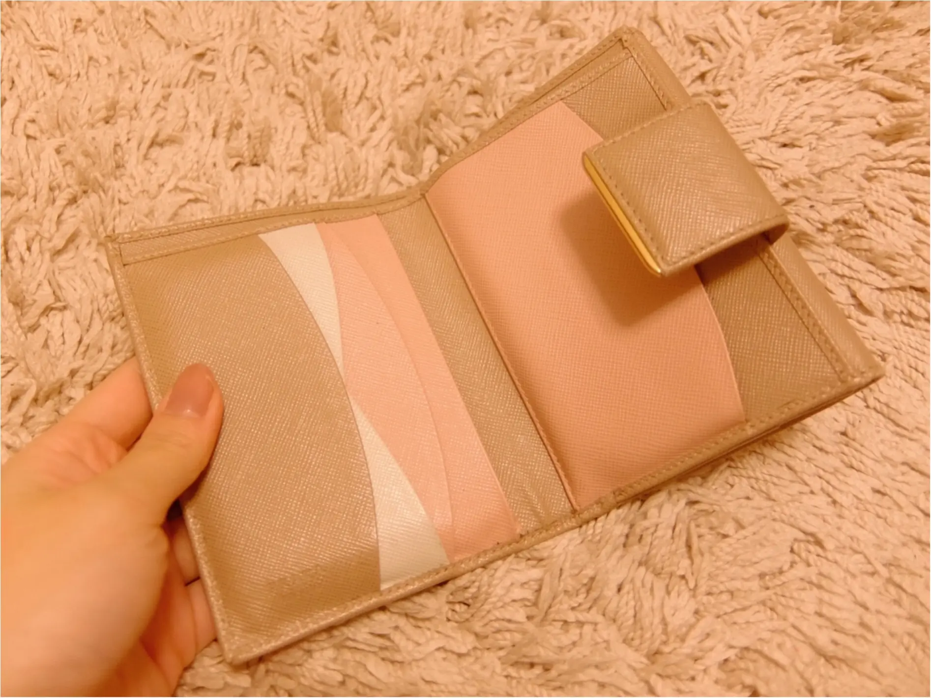 愛用財布は【PRADA】♡二つ折り派さん必見の≪カード収納術≫も紹介!_2