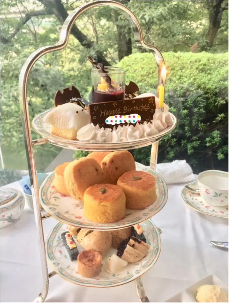 【ハロウィン】おばけちゃんに出会う♡大人のハロウィンは《ホテル椿山荘東京 ル・ジャルダン》のアフタヌーンティーで♪_1