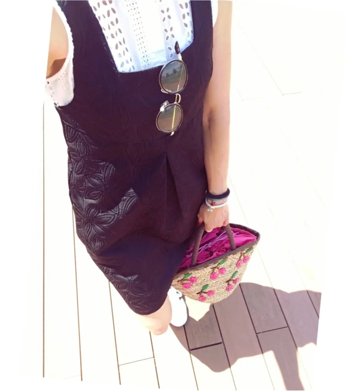 ▶▶スニーカーでもかわいくキメたい!!流行りの《白スニーカー》で夏を足元からさわやかに☺︎_5