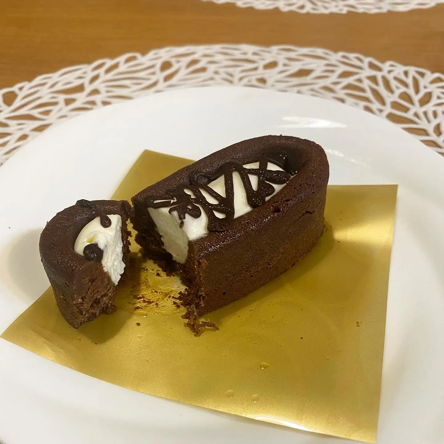 スイーツの断面