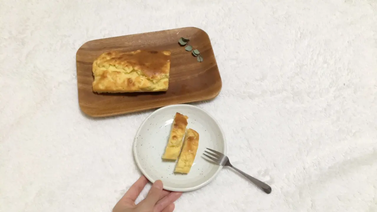 ホットケーキミックスで誰でも簡単!【りんごのパウンドケーキ】_1