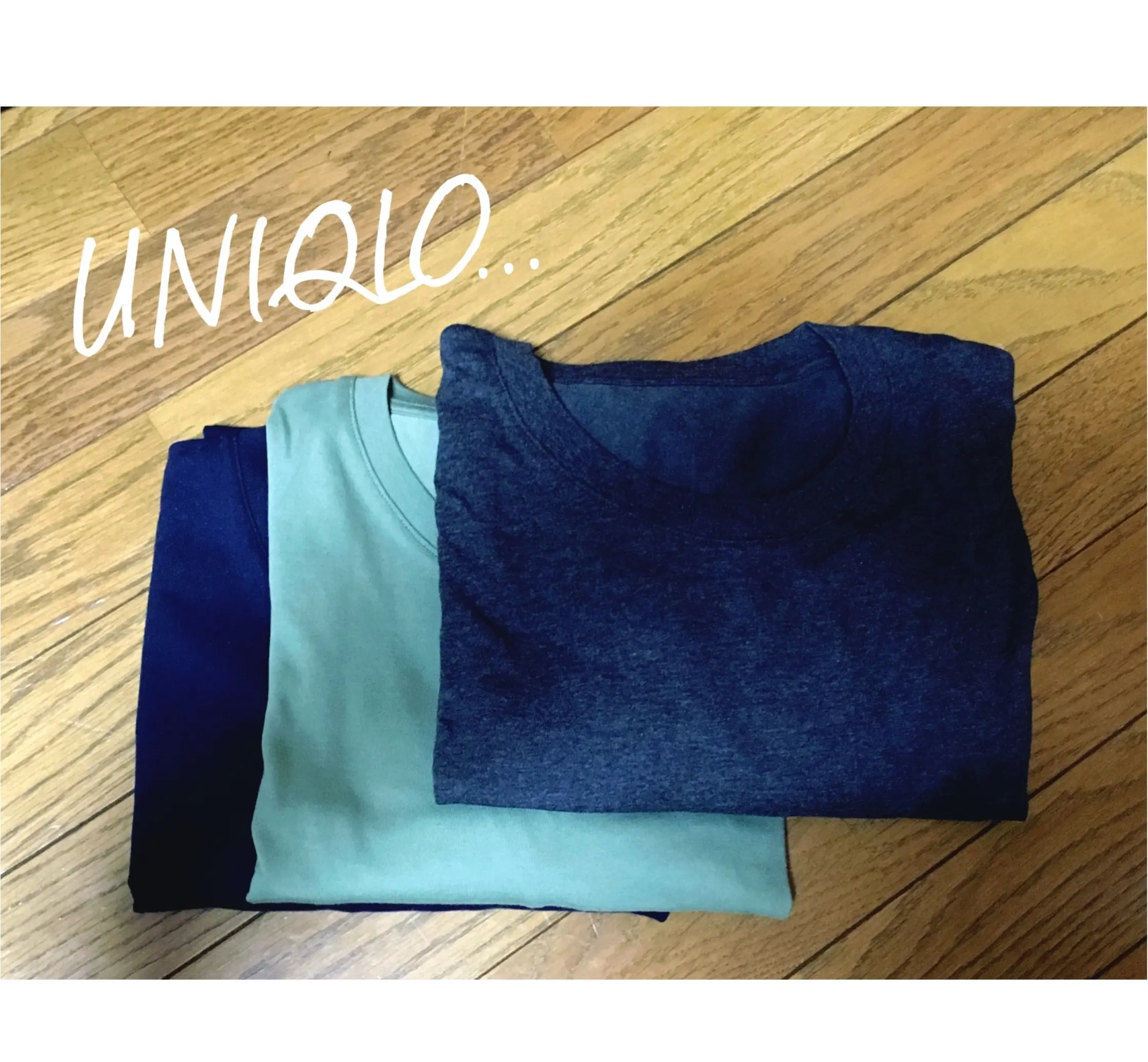 ▶▶去年買った≪UNIQLOのパックT≫を今年は重ね着してアレンジしちゃお♪~重ね着クルクルコーデ~_1