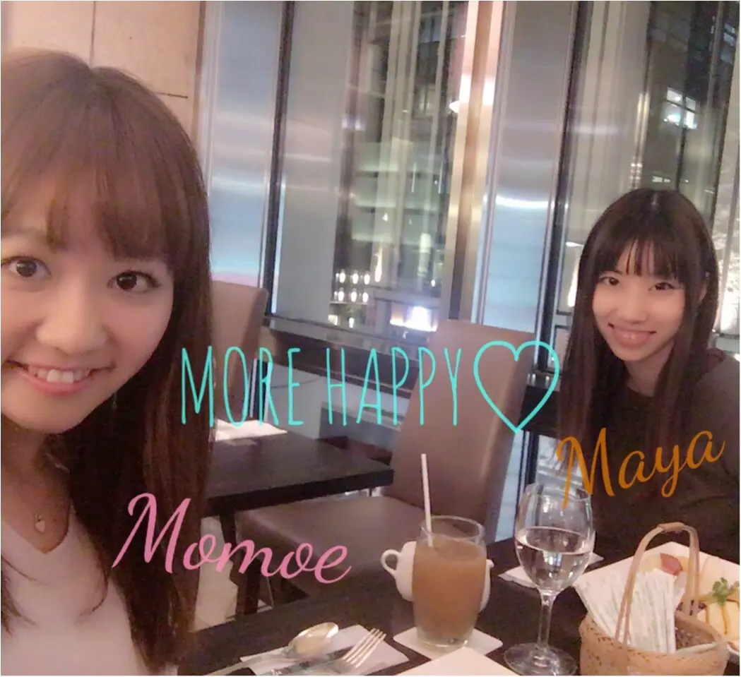 フルーツ専門店で秋の味覚を堪能(*´﹃`*)♡モアハピ9期Mayaさんと♥8期ももえの意外な関係性⠒̫⃝♡*6年前の写真も大公開です❢笑_1