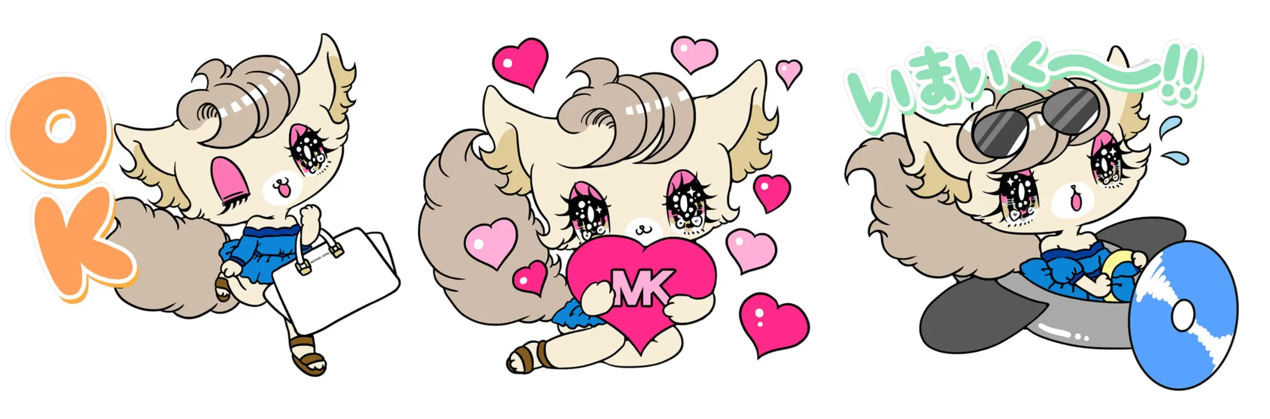 もうダウンロードした? 『マイケル・コース』が公式LINEアカウント開設&スタンプを発表♡_2