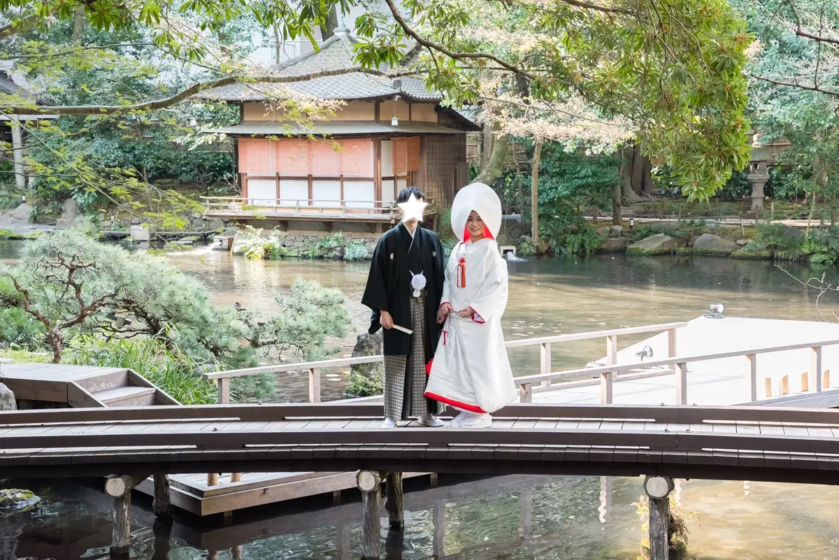 【本格和婚①】【神前式】徳川家ゆかりの神社で式を挙げました*。_1