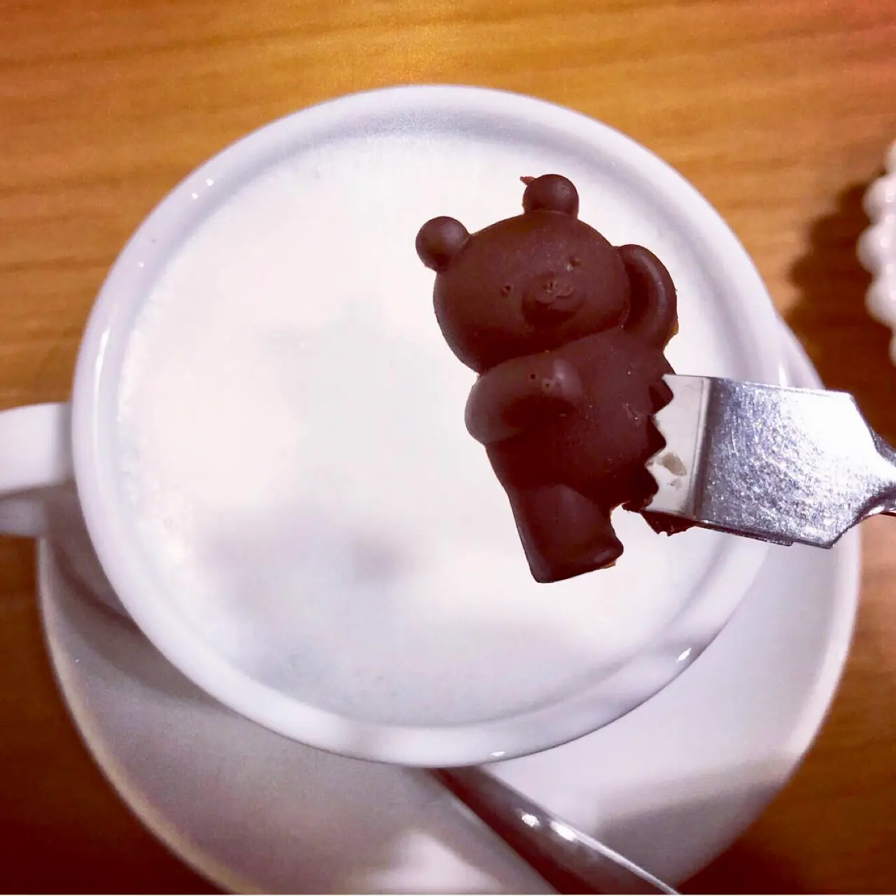 <福岡*博多>くまさんを沈める?!念願の冬季限定ドリンクを求めて人気のカフェへ行ってきました!♡_3