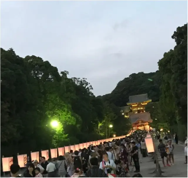 《カメラ女子、必見!》夏の夜を涼しげに♪鎌倉のぼんぼり祭りは9日まで!_1