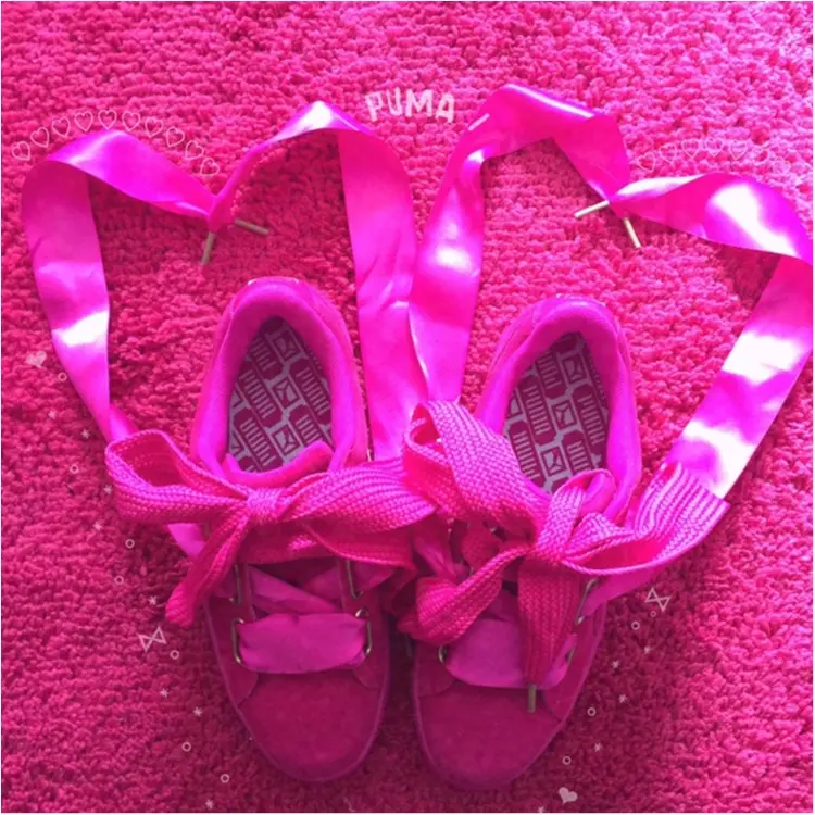 【Fashion】可愛いすぎ!PUMA話題の新作♥︎「 スウェード ハート 」を手に入れた♡_1