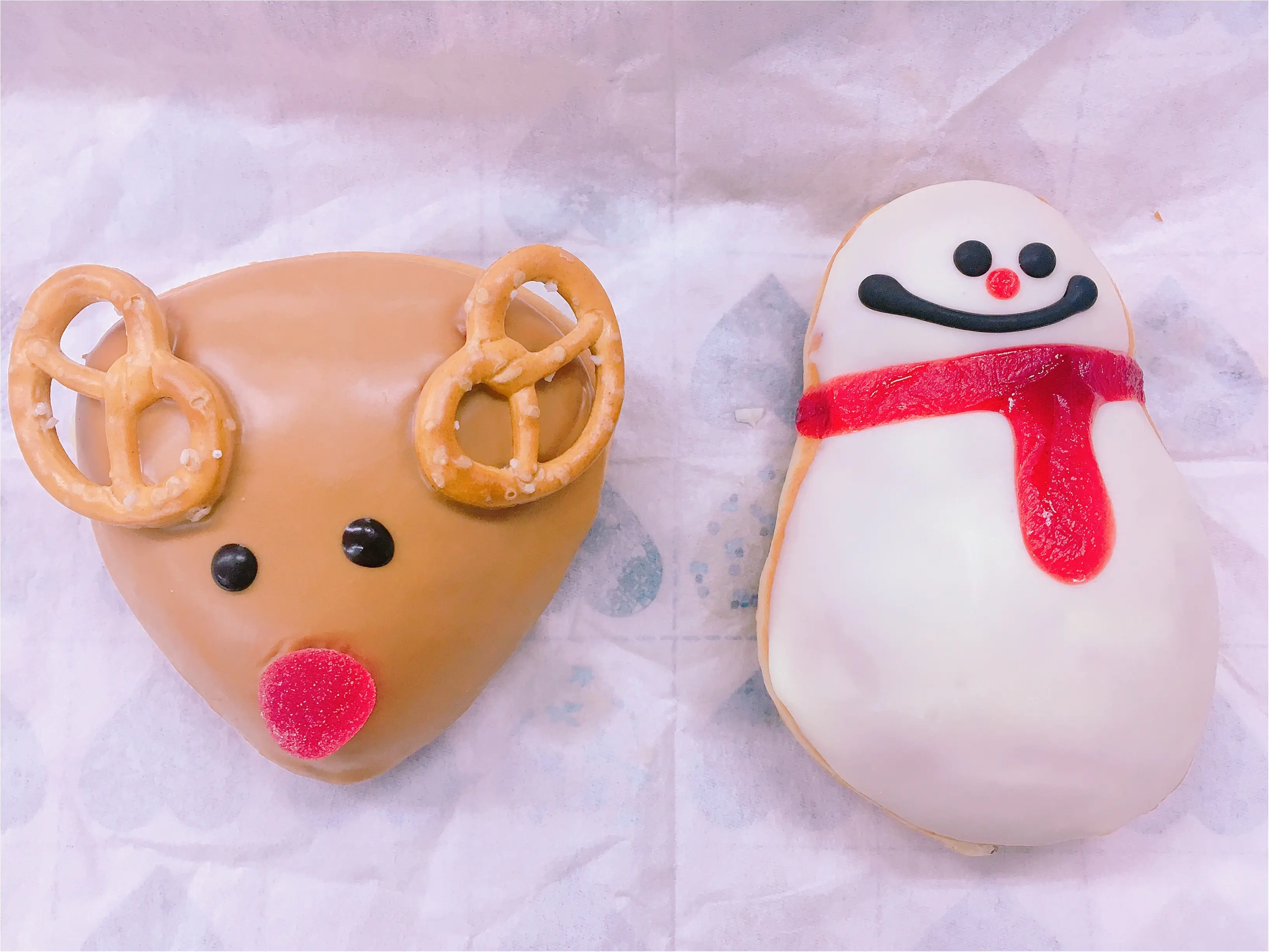 クリスマス限定!かわいすぎるトナカイ&スノーマンドーナッツ_3