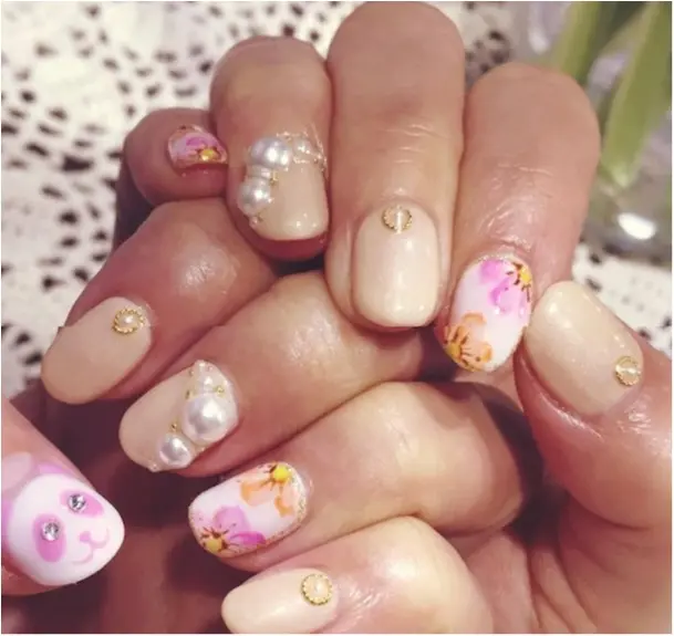 春らしいフラワーネイルにチェンジ♡_4
