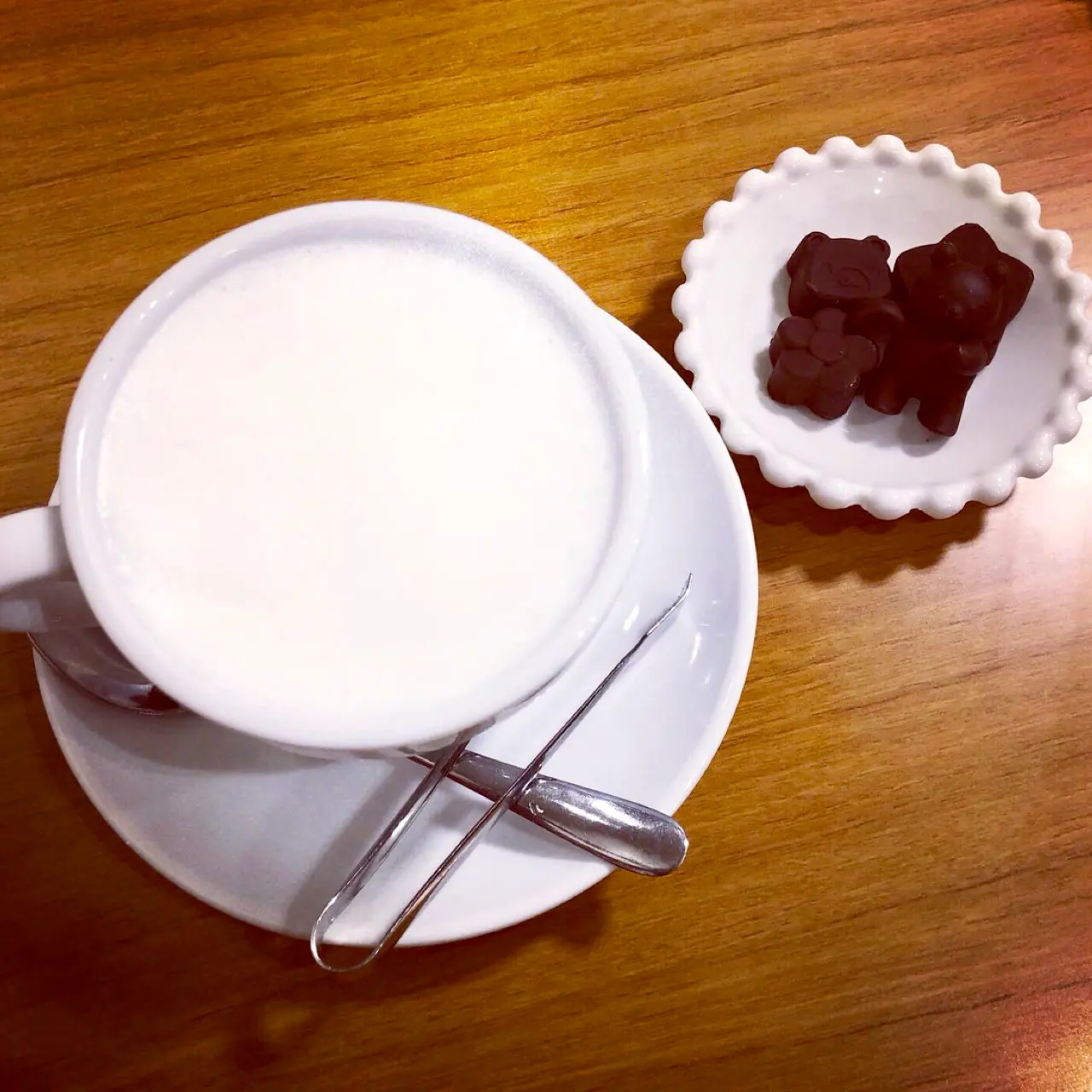 <福岡*博多>くまさんを沈める?!念願の冬季限定ドリンクを求めて人気のカフェへ行ってきました!♡_2